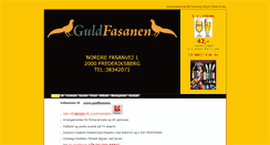 Desktop Screenshot of guldfasanen.dk